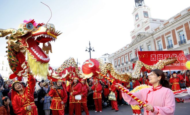 Celebrar el año nuevo Chino en Madrid