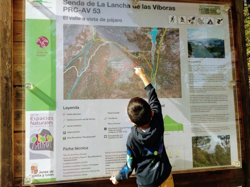 senderismo con niños por el valle de Iruelas